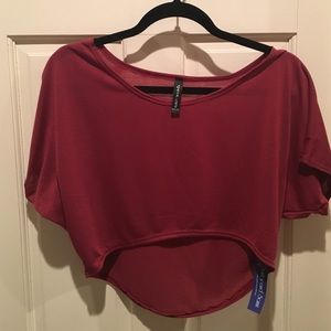 High Low Crop Top NWT