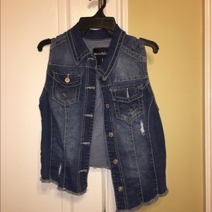 Maurice's denim vest
