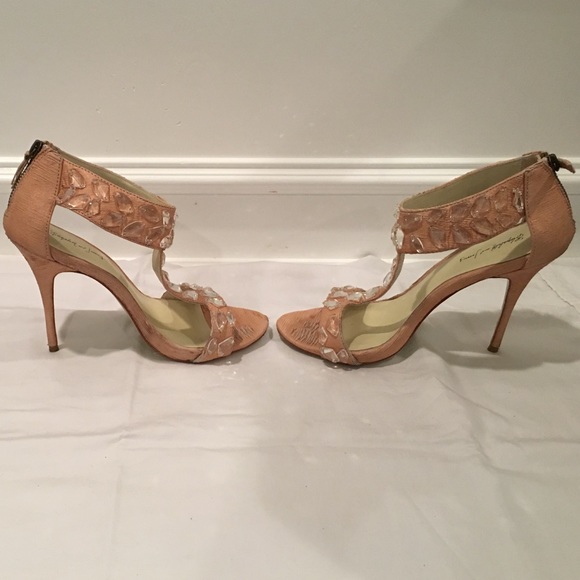 Elizabeth and James Crystal vintage look heels