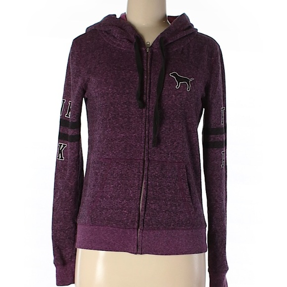 VS pink zip up w/hood.