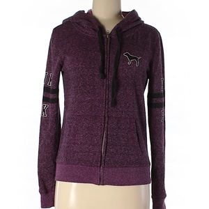VS pink zip up w/hood.
