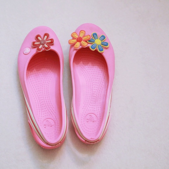 CROCS Shoes - PINK FLATS CROCS