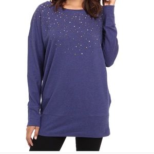 DKNY NWT blue purple sweatshirt