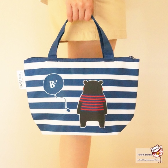Japan cute Kumamoto bear handbag waterproof - Picture 2 of 4