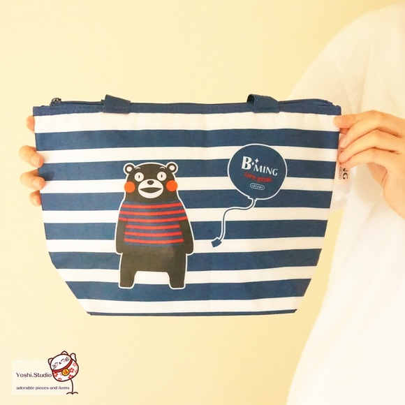Japan cute Kumamoto bear handbag waterproof - Picture 4 of 4