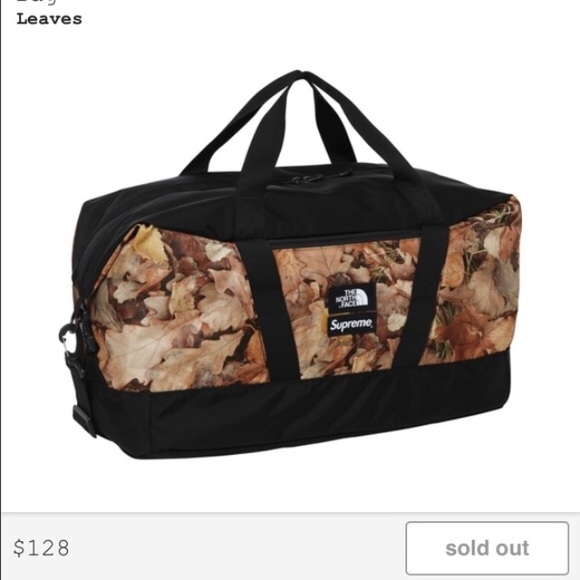 Supreme northface duffle bag