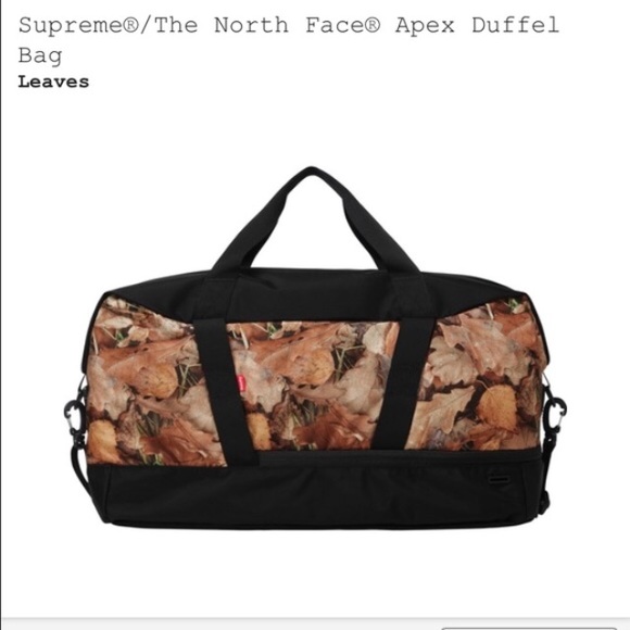 Supreme northface duffle bag