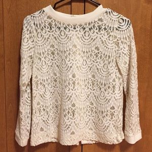 Lace 3/4 sleeve top