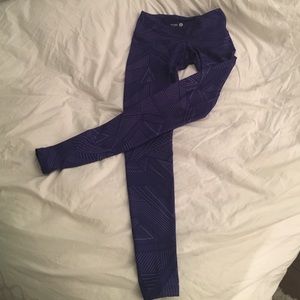 Purple work out leggings