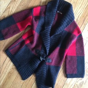Crewcuts cardigan sweater wool blend 4 5