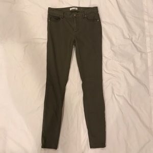 Loft green legging pants 26
