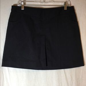 Banana Republic navy blue cotton skirt