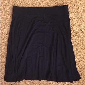 New York & Company Navy Skirt