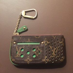 LV Perforated Key Cles Pouch