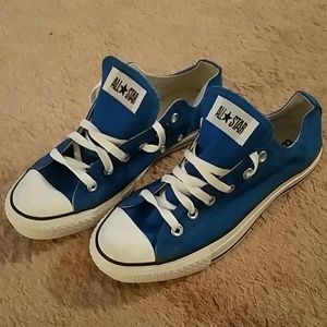 LIKE NEW blue converse