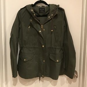 Hunter green utility jacket