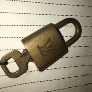 Authentic Louis Vuitton Lock and Key