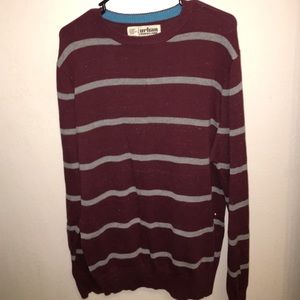 XL Urban Pipeline Maroon Crew Neck Sweater