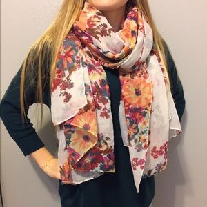 Floral scarf