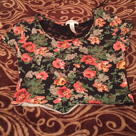 Floral crop top