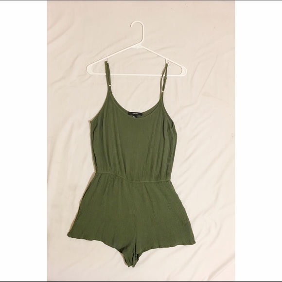 Olive Green Romper