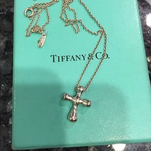Authentic Tiffany & Co cross necklace