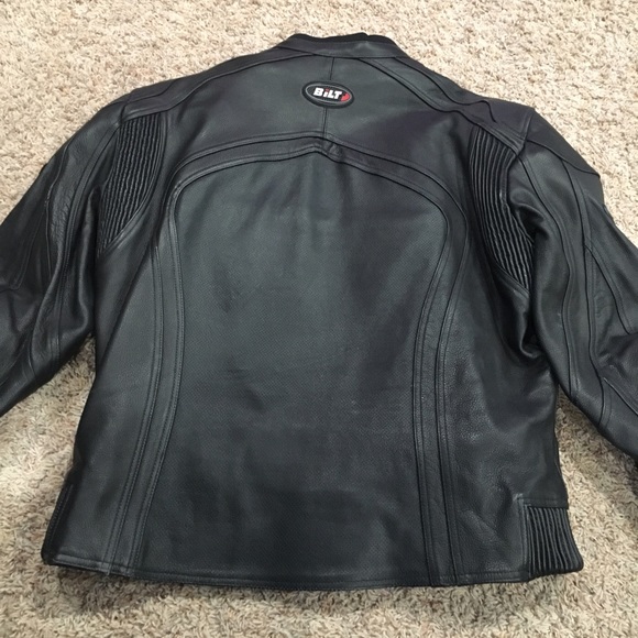 Bilt Racing Leather Riding Jacket and gloves. - Picture 2 of 4
