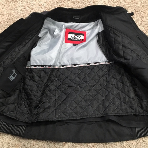 Bilt Racing Leather Riding Jacket and gloves. - Picture 3 of 4