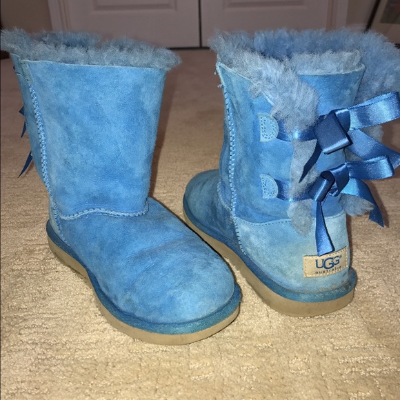 Ugg Bailey Bow Blue Boots