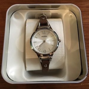 Brown Leather Fossil Watch #ES3060