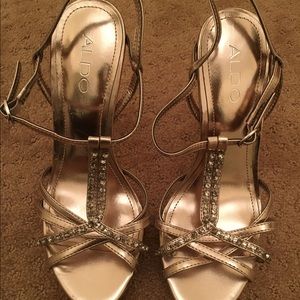 ALDO Metallic Heels