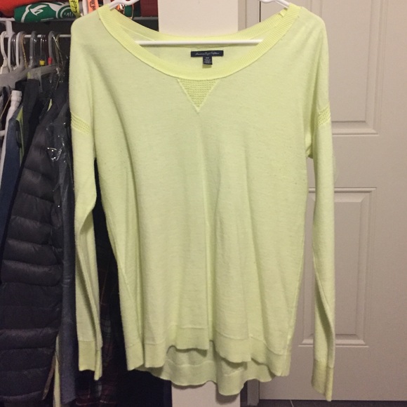 AEO Lime green sweater