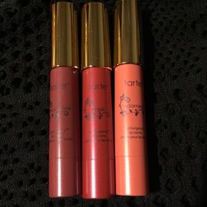THREE TARTE CREME LIPSTICKS AS IS