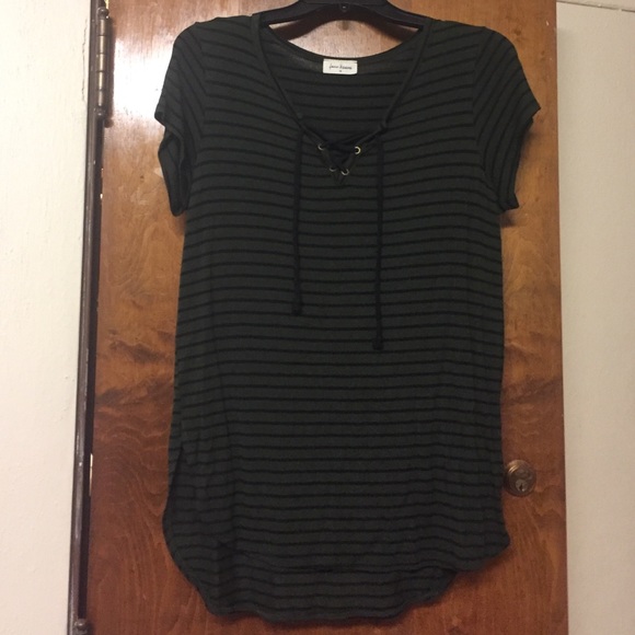 Army Green laced shirt