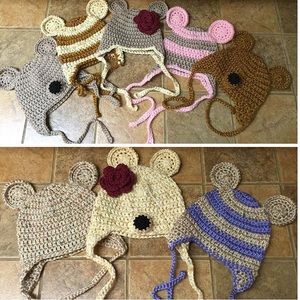 Handmade baby hats