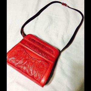 Mexican floral purse