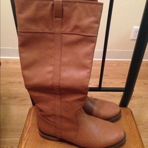 Rampage cognac riding boots
