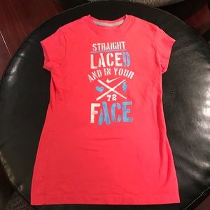 Nike girls size M pink t-shirt