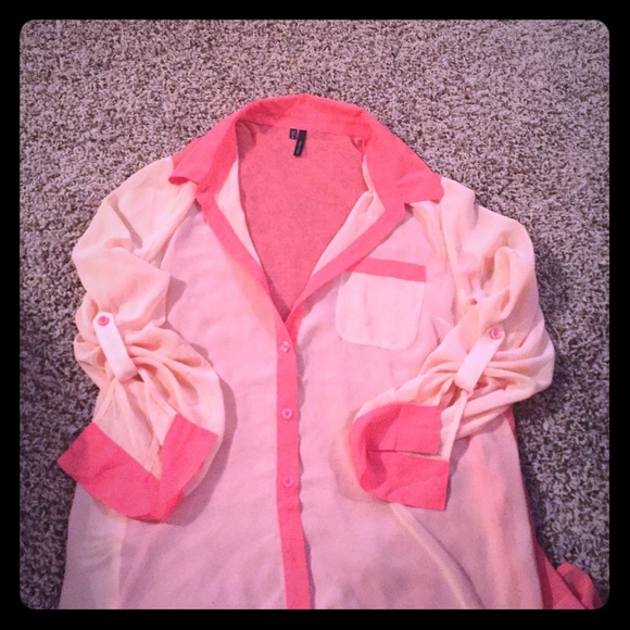 Maurices Sheer Buttondown! - Picture 1 of 2