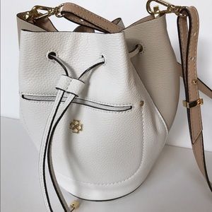 Ann Taylor Signature Pebbled Bucket Bag