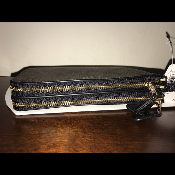 NWT 🎁 Coach double zip zipper wristlet wallet - Picture 2 of 4