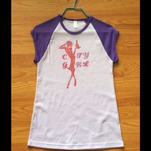 ✂️CUSTOM "City Girl" Raglan T-shirt✂️ NWOT