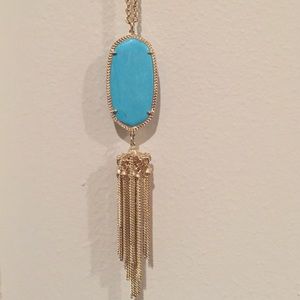 Kendra Scott turquoise tassel necklace