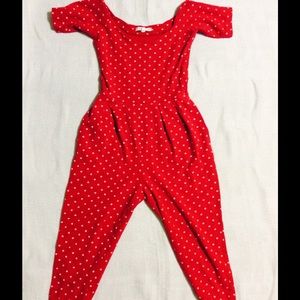 Betsey Johnson polka dot play suit