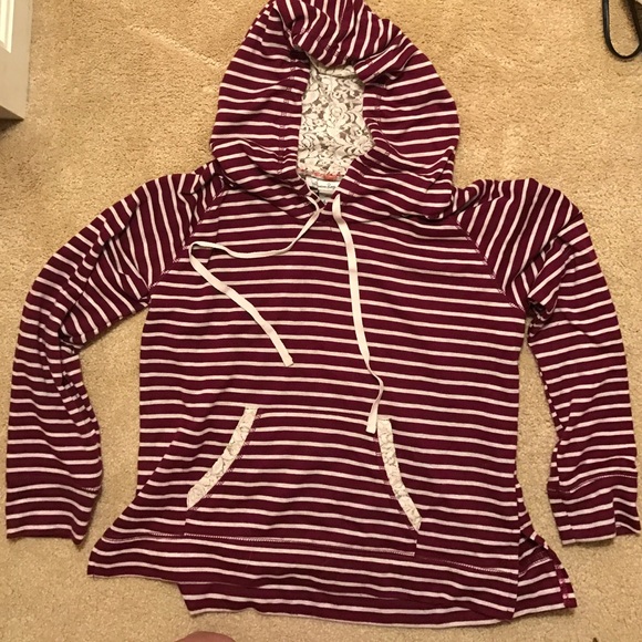 Striped hoody