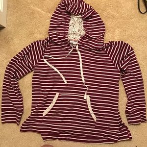 Striped hoody