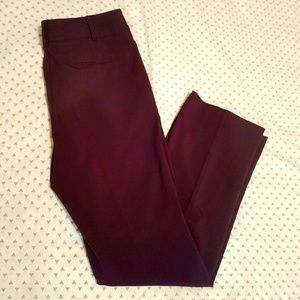 Maroon/Burgundy Trousers