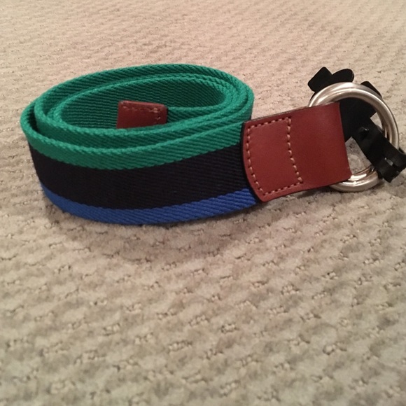 Peter Elliot Royal/Navy/Green Strap Belt 32/34