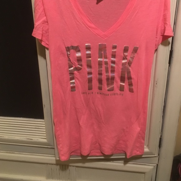 PINK - Victoria's Secret Logo V-Neck