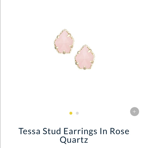kendra scott tessa rose gold earrings